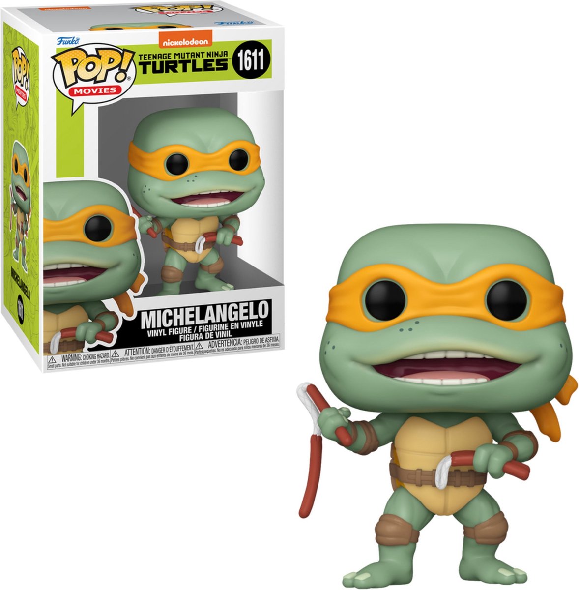 Funko Teenage Mutant Ninja Turtles Michelangelo Vinylfigur 1611 Pop! mehrfarbig