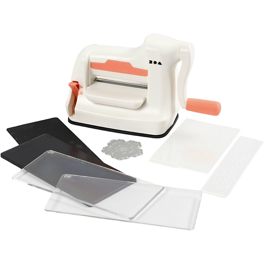 Creativ Company Starterset - Stanz- und Prägemaschine, A7, Blatt 74x105 mm, 1 Set