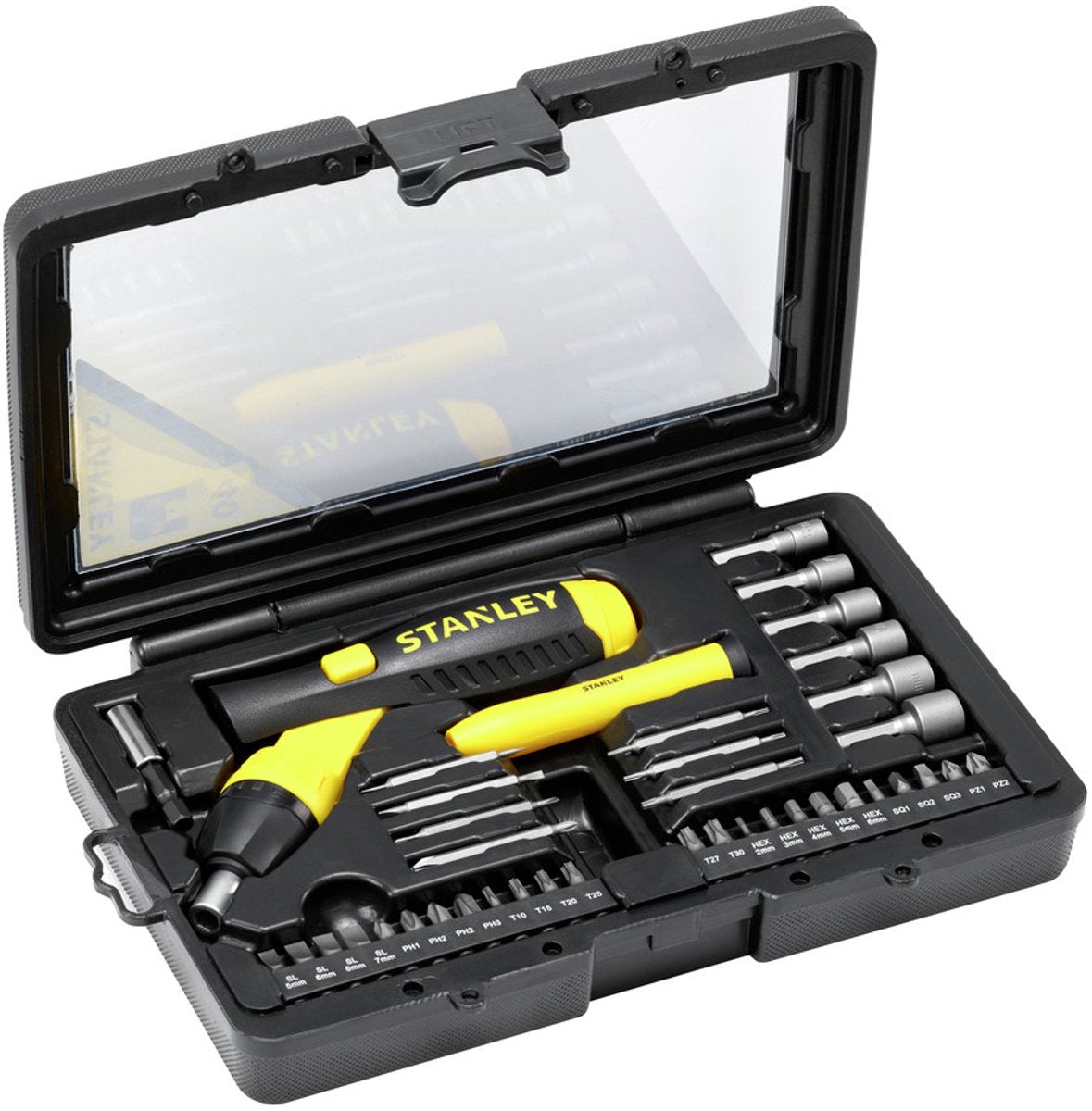 Stanley 38-teiliger Ratschen-Bitsatz mit Pistolengriff – 0-63-038
