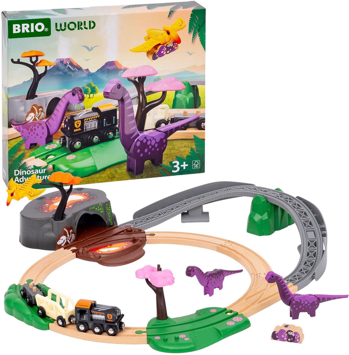 Brio World Dinosaurier-Abenteuerset