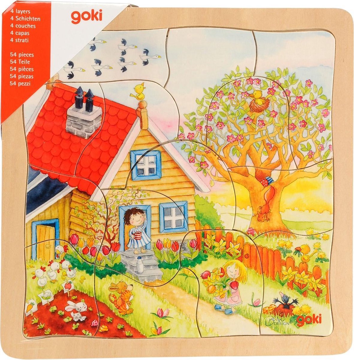Goki 4-Layer-Puzzlezeit, 54.