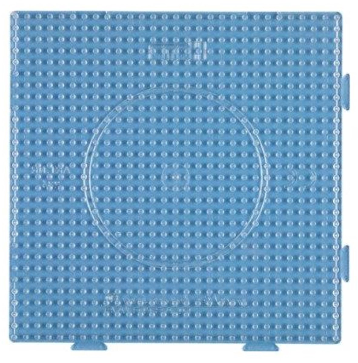 Hama - Bügelperlen-Grundplatte - steckbares Quadrat - transparent