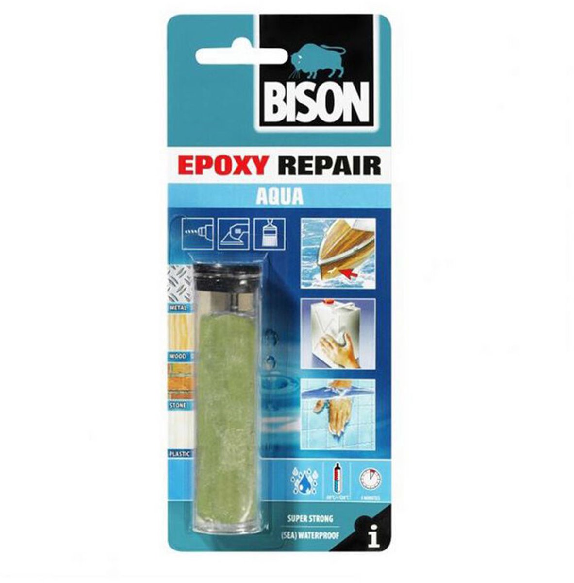 Bison Epoxy Repair Aqua – wasserfestes Epoxidharz – 56 g