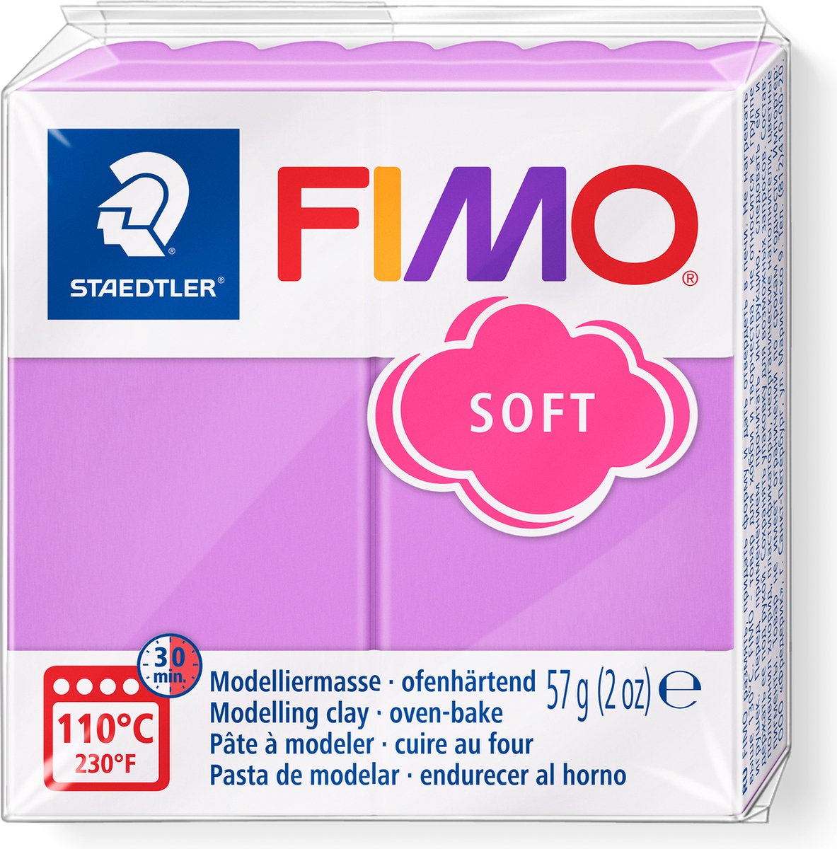 Fimo® weich, Lavendel, 57 gr 1 Box