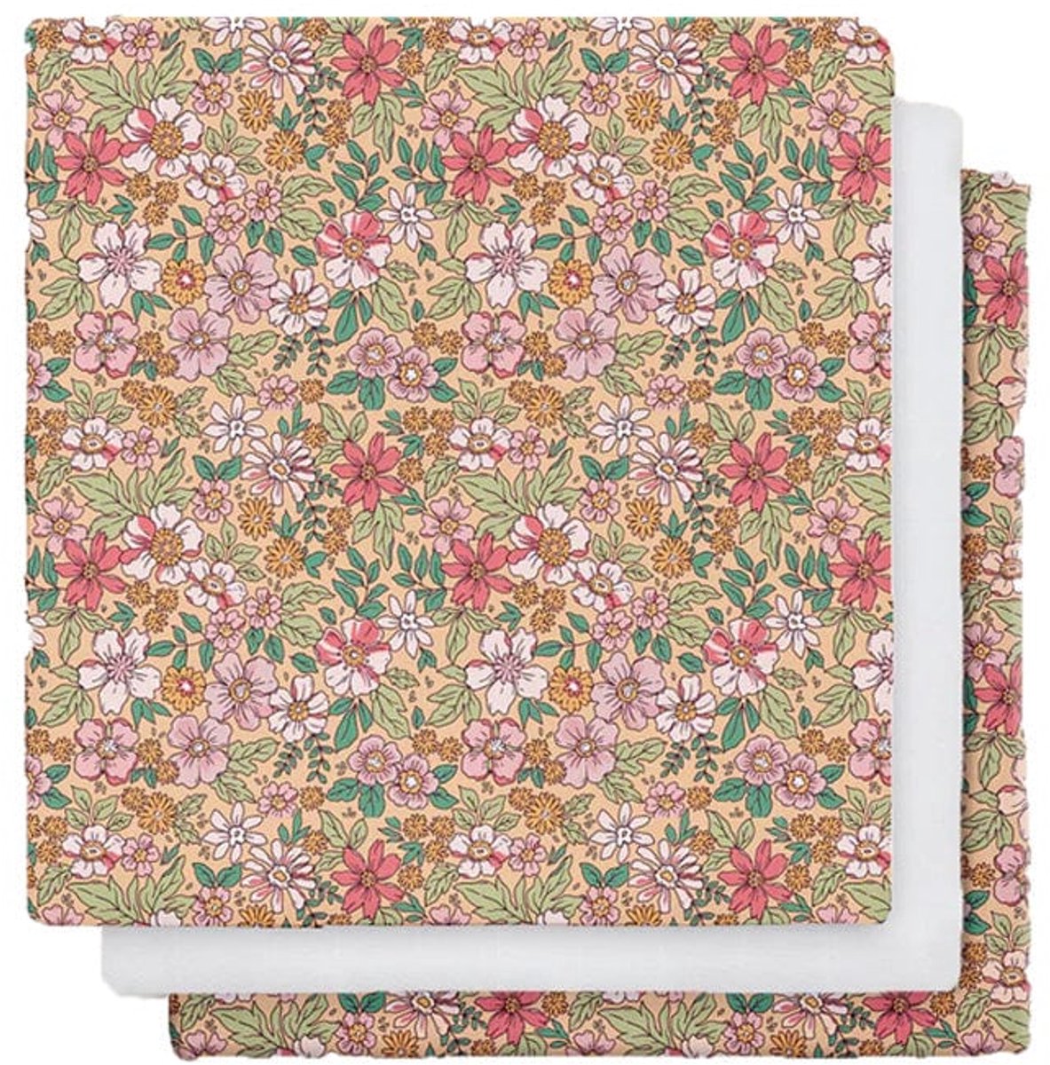 Blüte | mehrfarbige hydrophile Tücher 60 x 60 cm – 3 Stück
