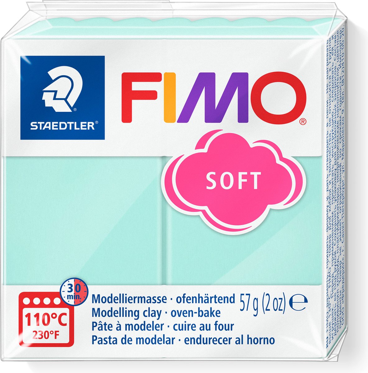 Fimo® weich, Minze, 57 gr 1 Box