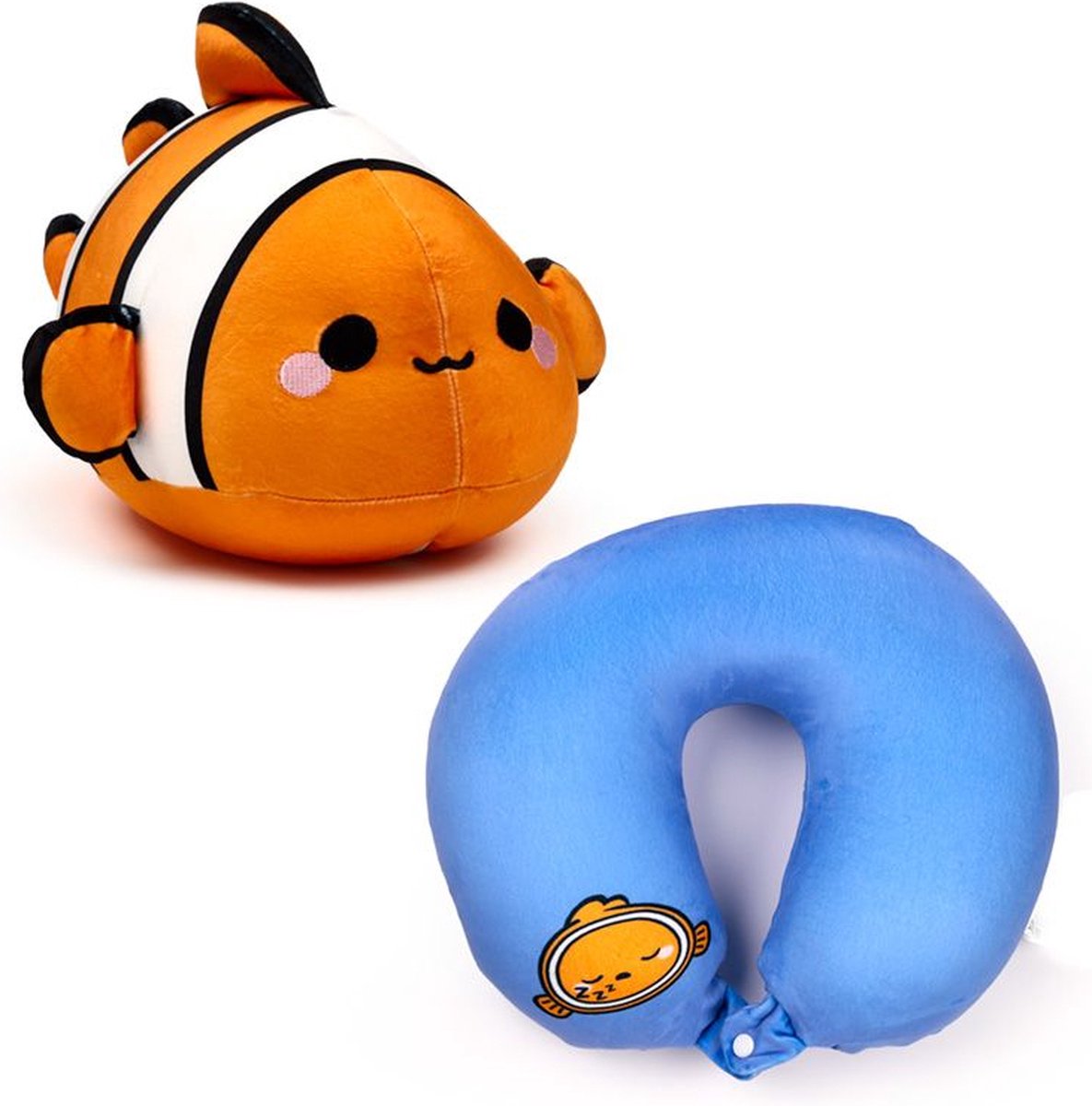 Swapseazzz Adoramals Clownfish 2-in-1 Plüsch-Reisekissen
