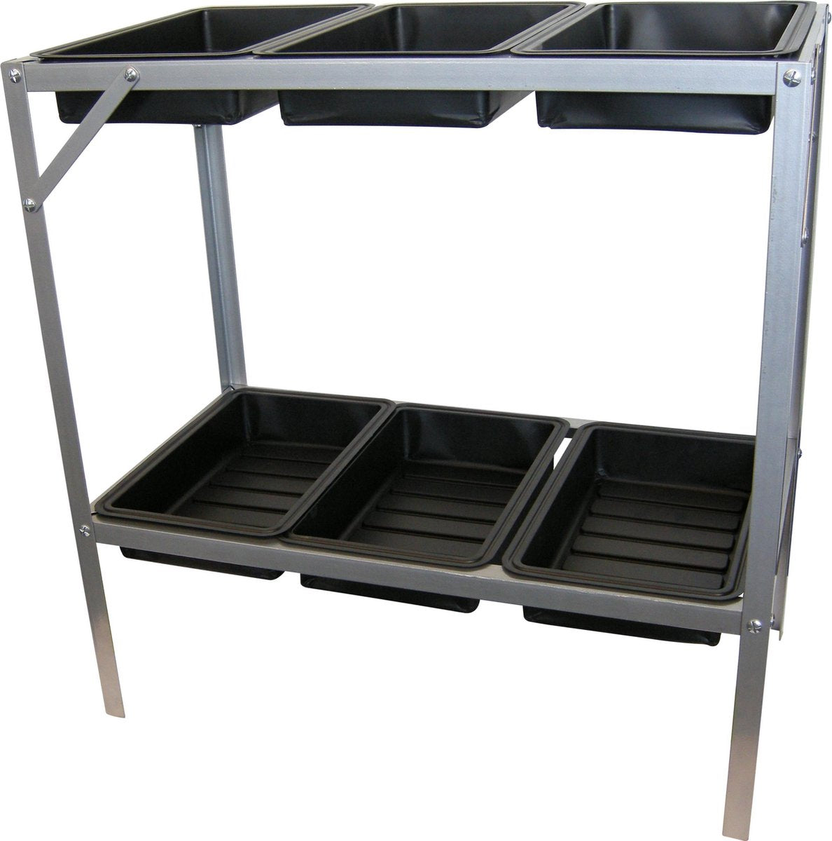 Nature Botto Tabelle 77x40x77 cm verzinkter Stahl