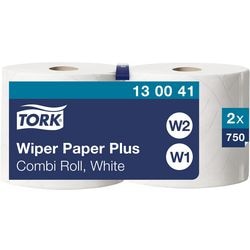 Poetspapier tork 420 wit pak 2 stuks