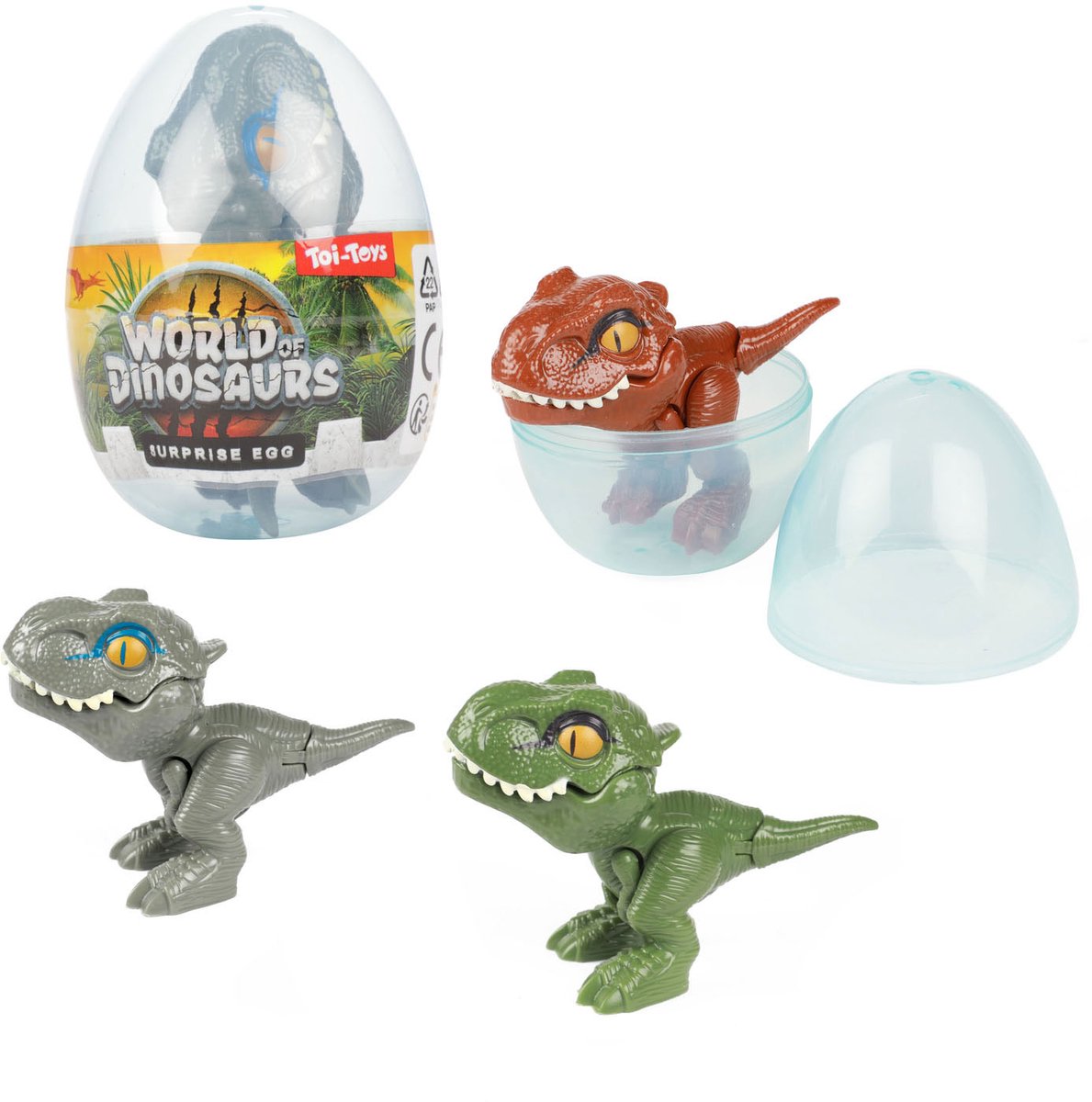 Toi-toys Überraschungs-Ei-Dino mit beweglichen Beinen