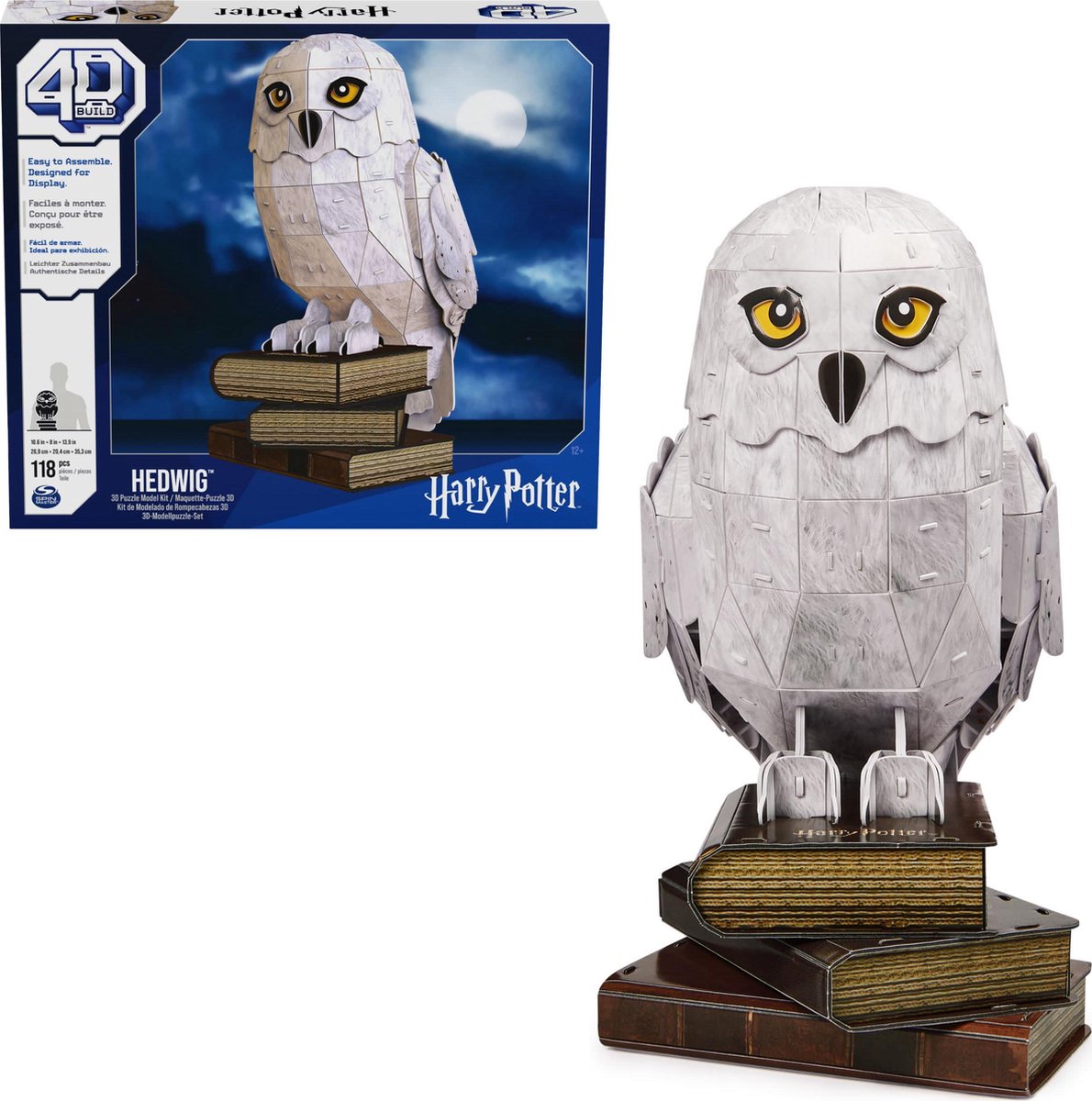 Spin Master Harry Potter: 4D Build Hedwig 3D-Puzzle