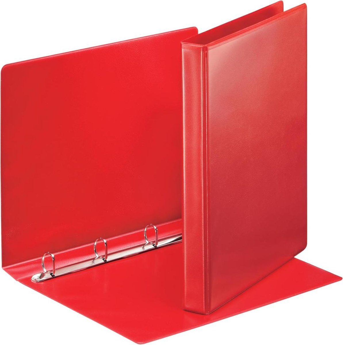 Esselte Essentials Panorama A4-Ringbinder – Rückenbreite 38 mm – Kapazität 180 Blatt – Rot