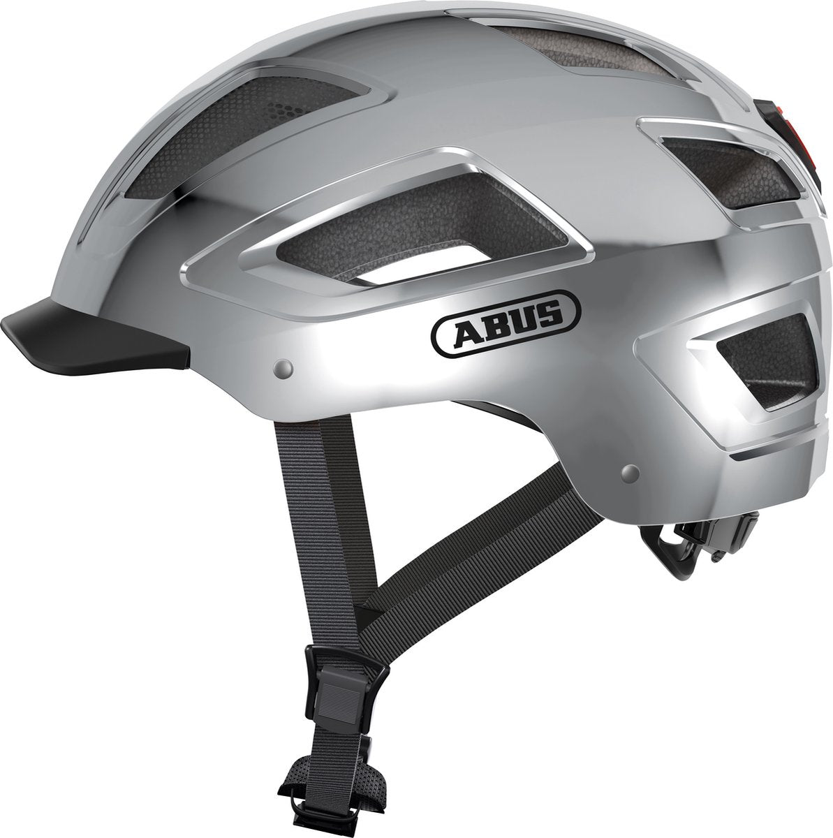 Abus Hyban 2.0 Chrom Silber L Fahrradhelm (56 bis 61 cm)