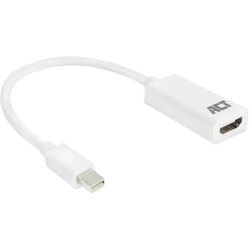 Act Mini Displayport Stecker auf HDMI AC7525 weiß