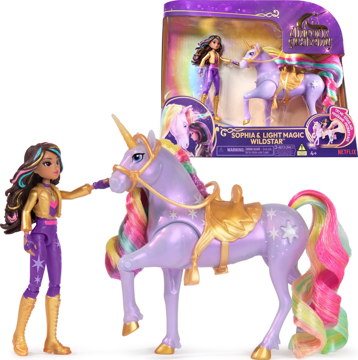Einhorn-Akademie Pop Sophia Einhorn Wildstar (mit Licht)