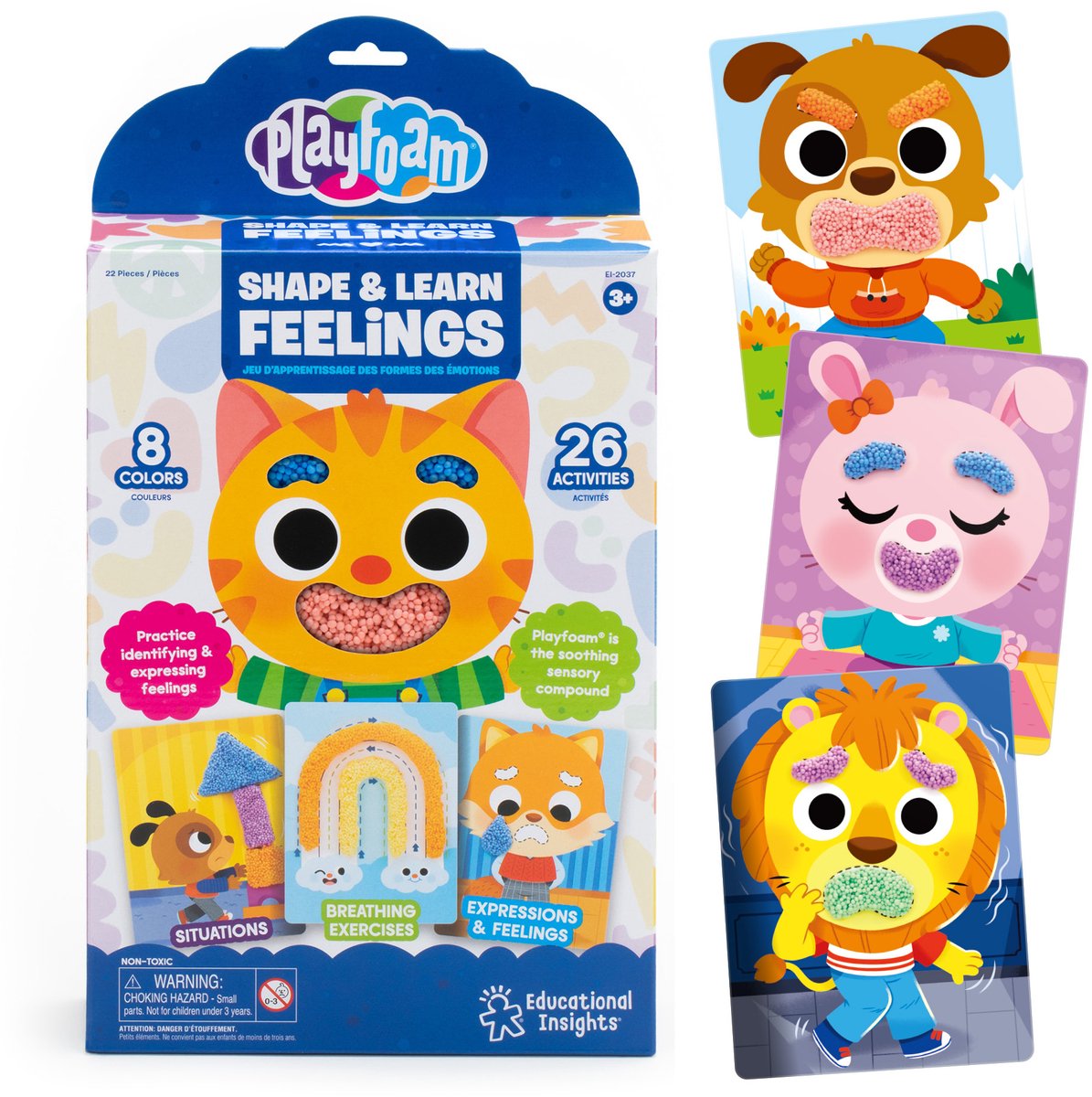 Lernressourcen Playfoam® Shape Learn Feelings – 3+