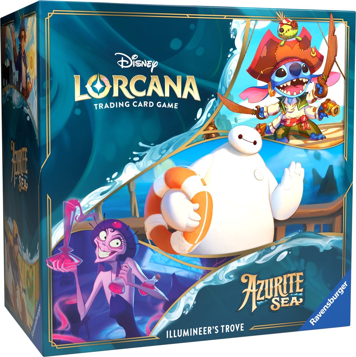 Ravensburger Disney Lorcana TCG Azurite Sea Llumineer's Trove *Englische Ausgabe* Sammelkarten