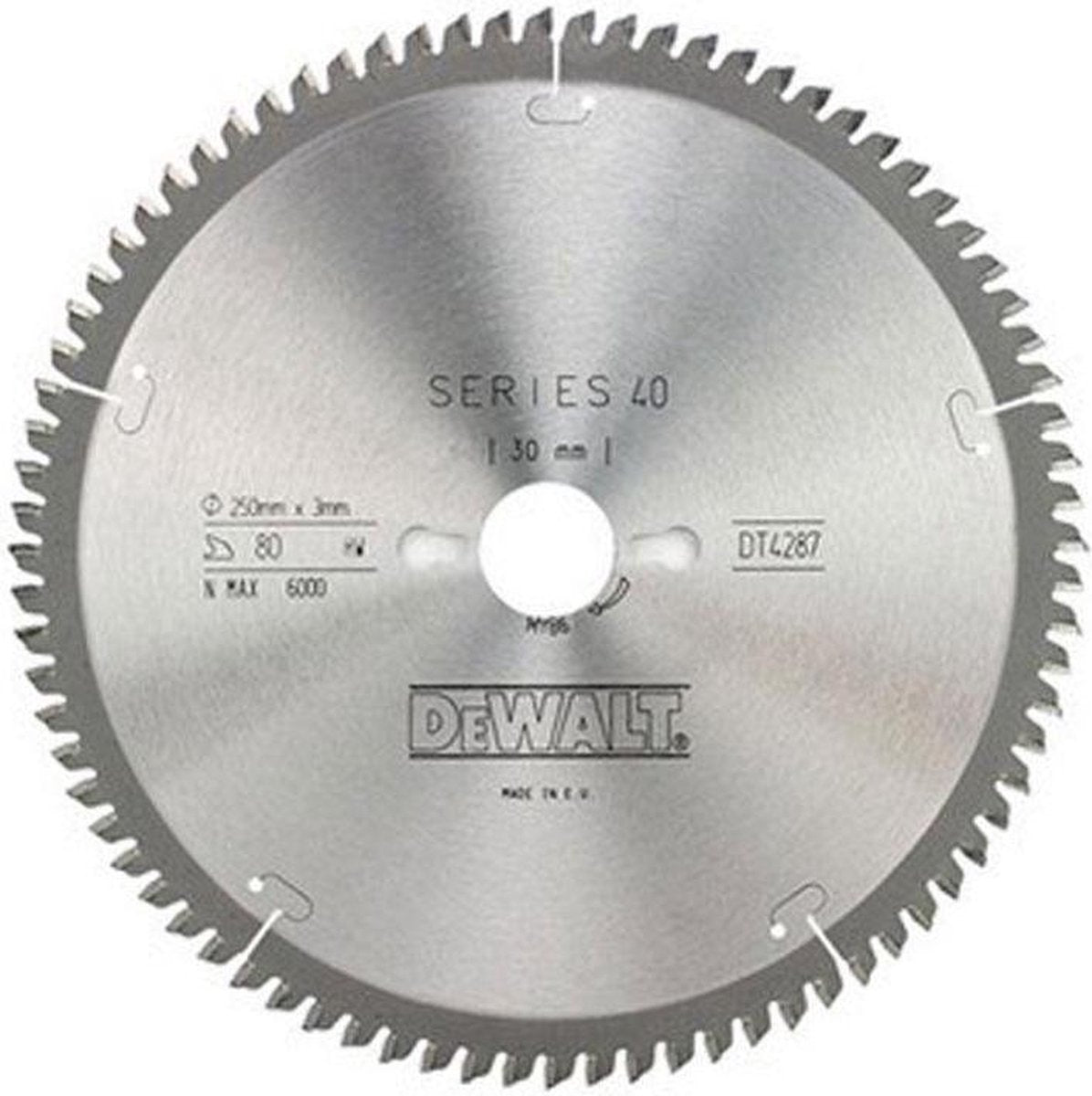Dewalt Zubehör Kreissägeblatt S40 250x30x80t - dt4287-qz