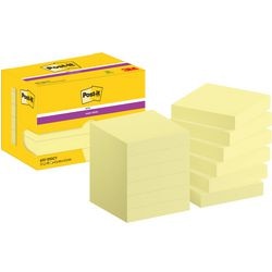 Super sticky notes post-it 622-12sscy-eu 47.6x47.6 mm effen geel