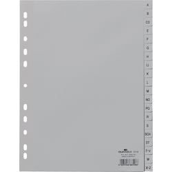 Alphabetische Tabs langlebig 6510 20 Tabs 11 Löcher grau