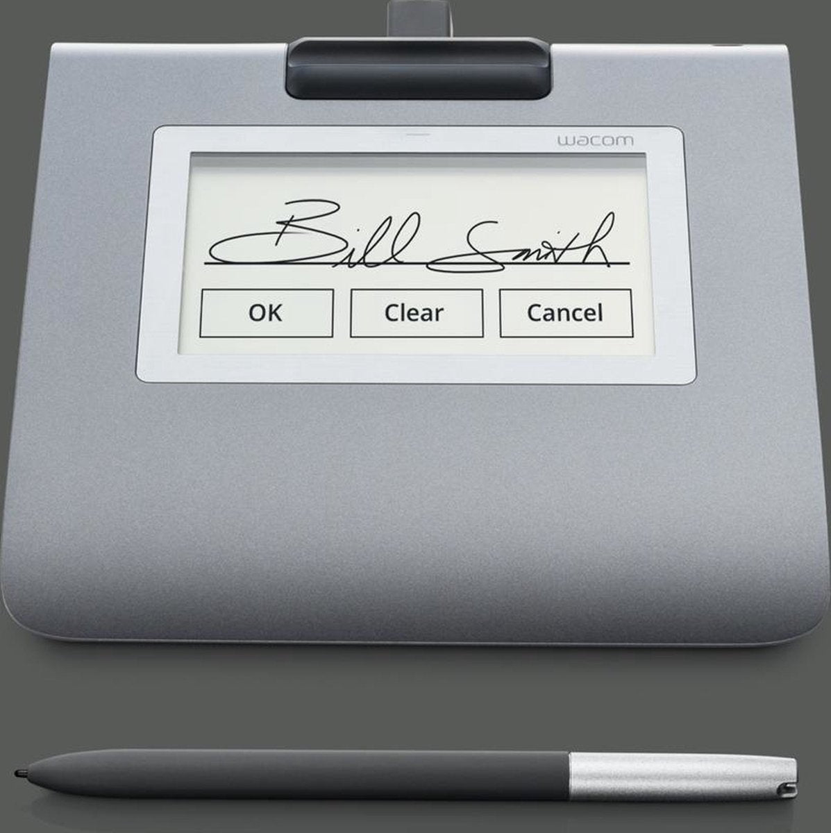 Wacom stu-430 – tiefgestelltes Terminal mit LCD-Display