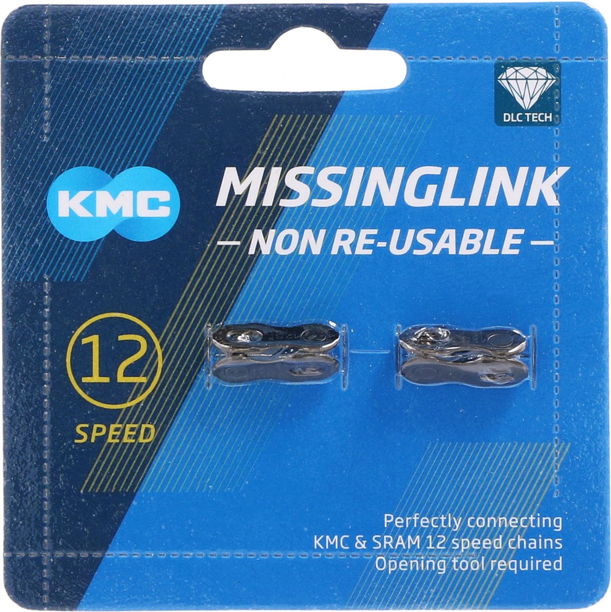 Kmc fehlendlink dlc 12 - 5,2mm - schwarz