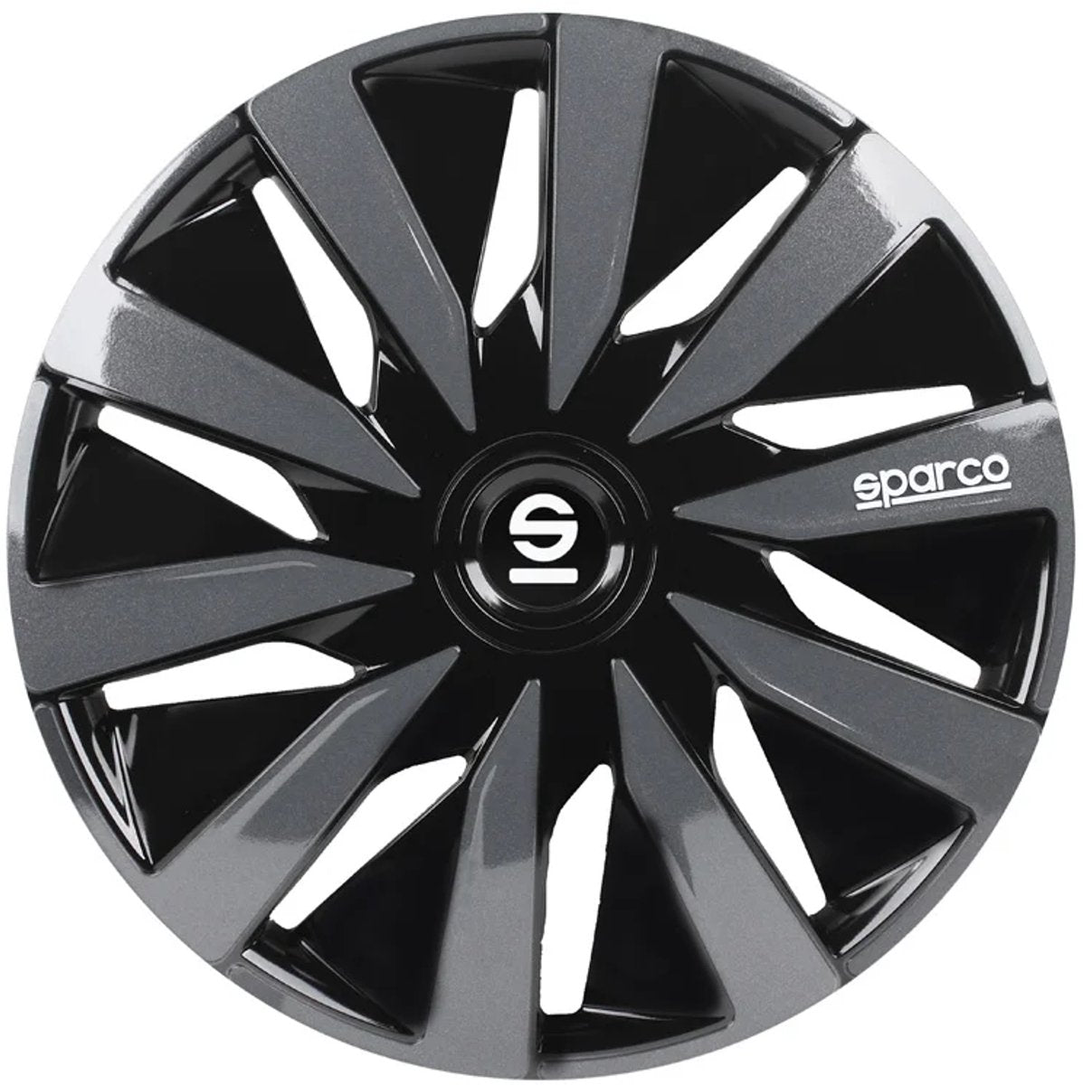 Sparco Radkappen Lazio – 14 Zoll – Schwarzgrau