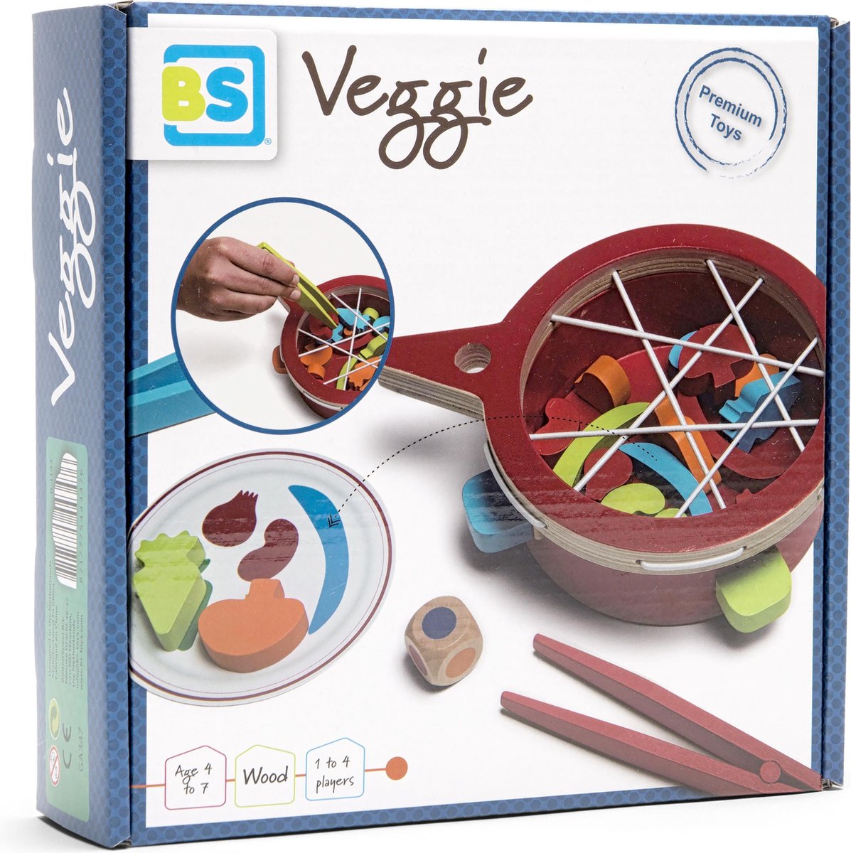 Bs-Spielzeug passend zum Veggie-Holz-Gemüsespiel, 30-tlg.