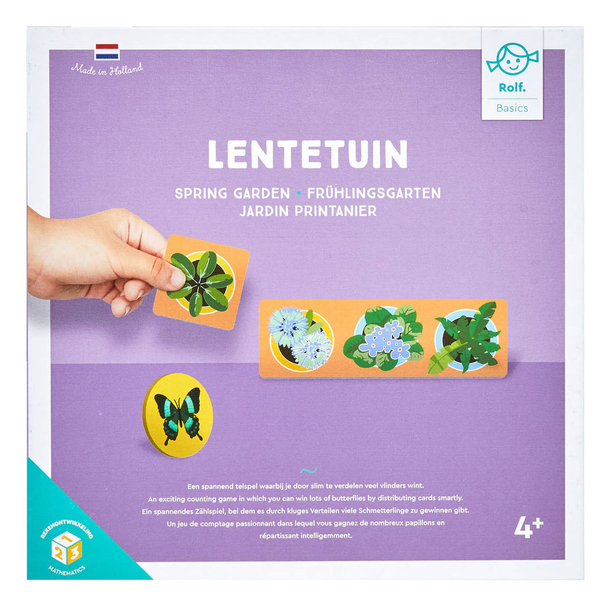 Rolf Basics – Frühlingsgarten-Mathe-Spiel