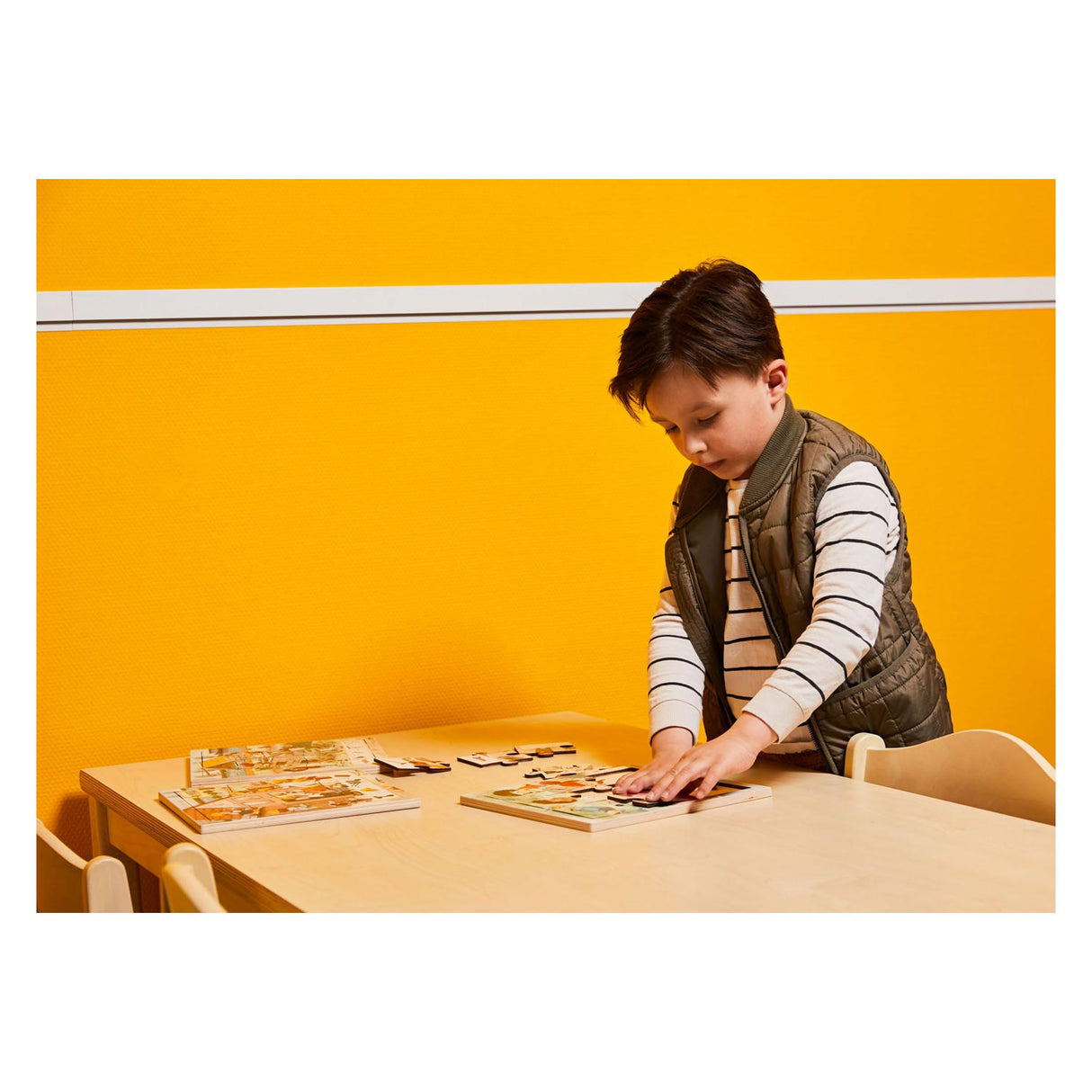 Rolf - Holzpuzzle-Serie Living, 3er-Set