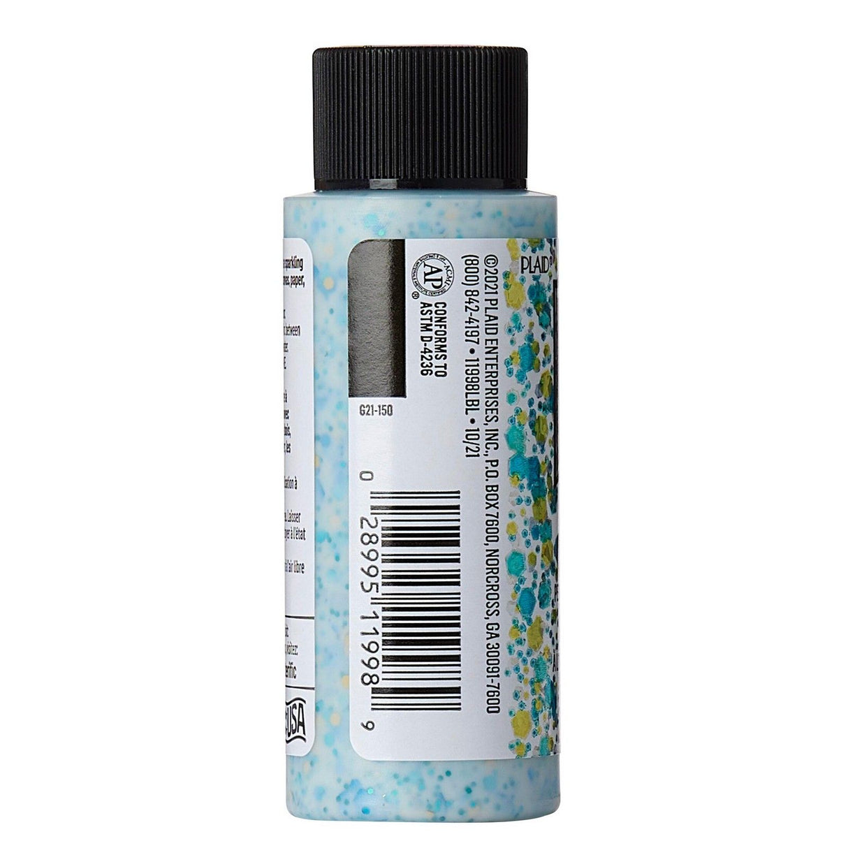 Folkart • Glitzernde Pop-Acrylfarbe mit Strand-Vibe, 59 ml