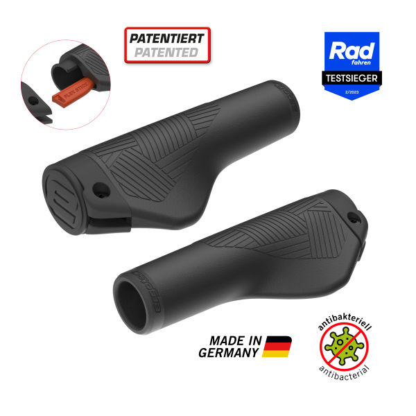 Ergotec-Griffe eg-active flex lang schwarz