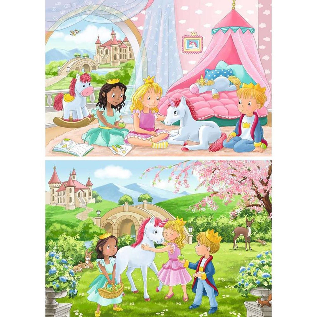 Ravensburger Puzzle Prinz Prinzessin 2x12st