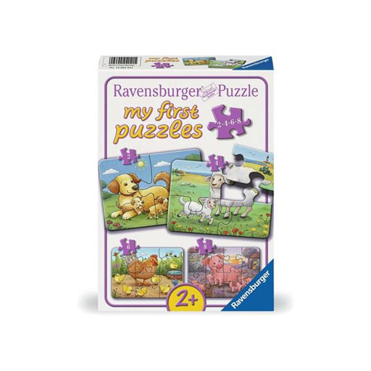 Ravensburger Puzzle Meine ersten Puzzles 4in1 Nutztierfamilien