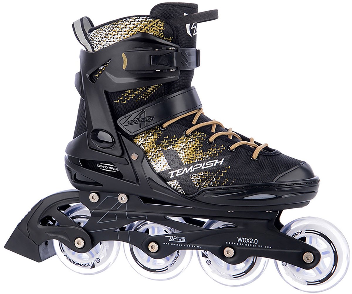 Tempish Wox 2.0 84 Inlineskates – Inlineskates – Damen – Schwarzgold – Größe 40