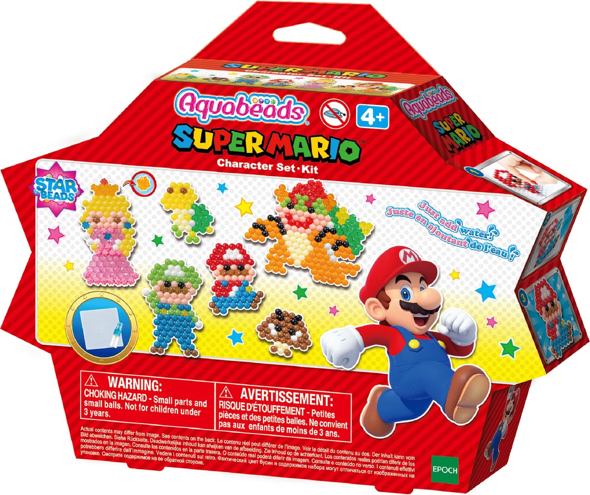 Epoch Aquabeads 31946 Super Mario Set mit Sternperlen