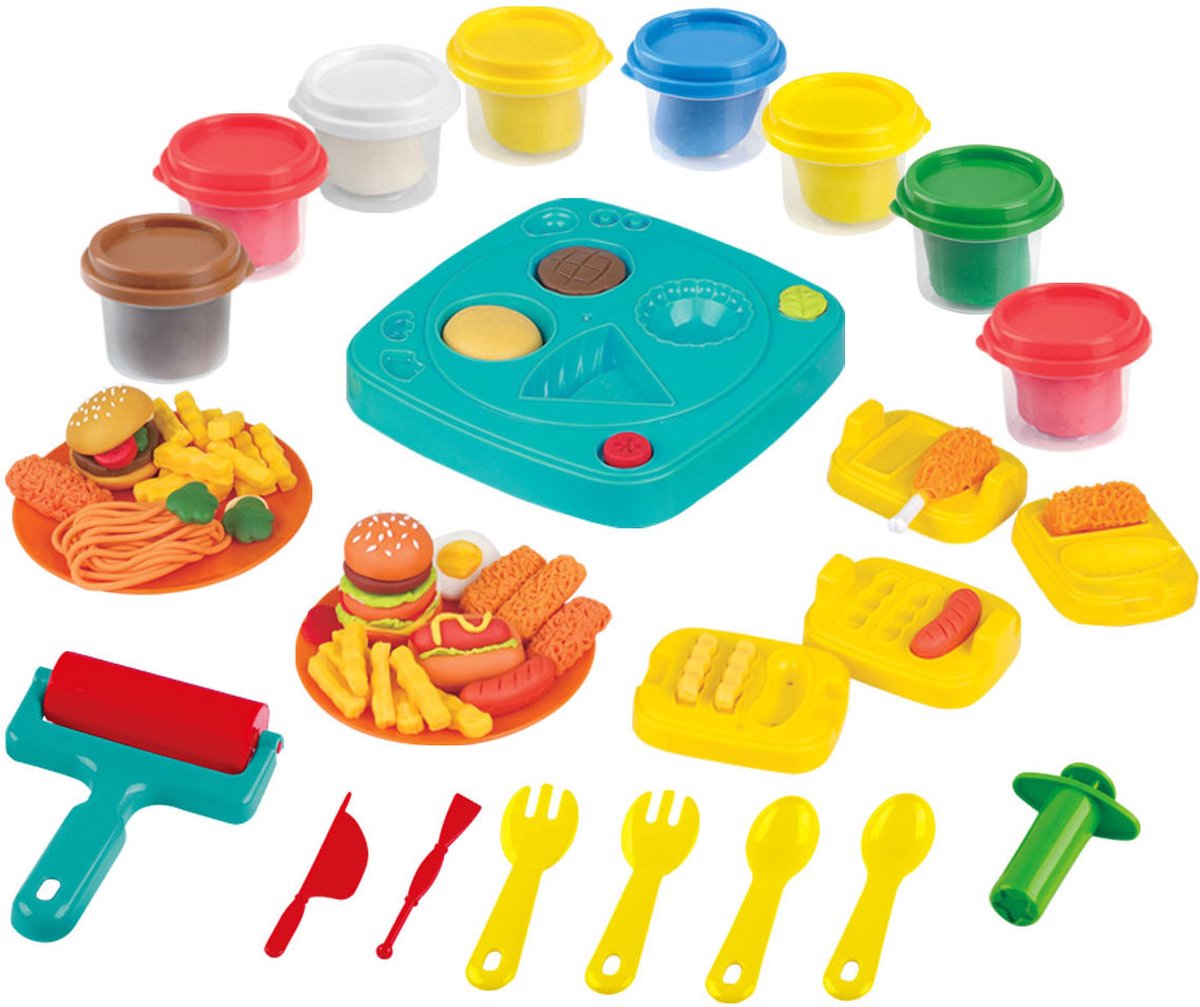 Playgo Dinner Café Ton-Set – 8 Tontöpfe