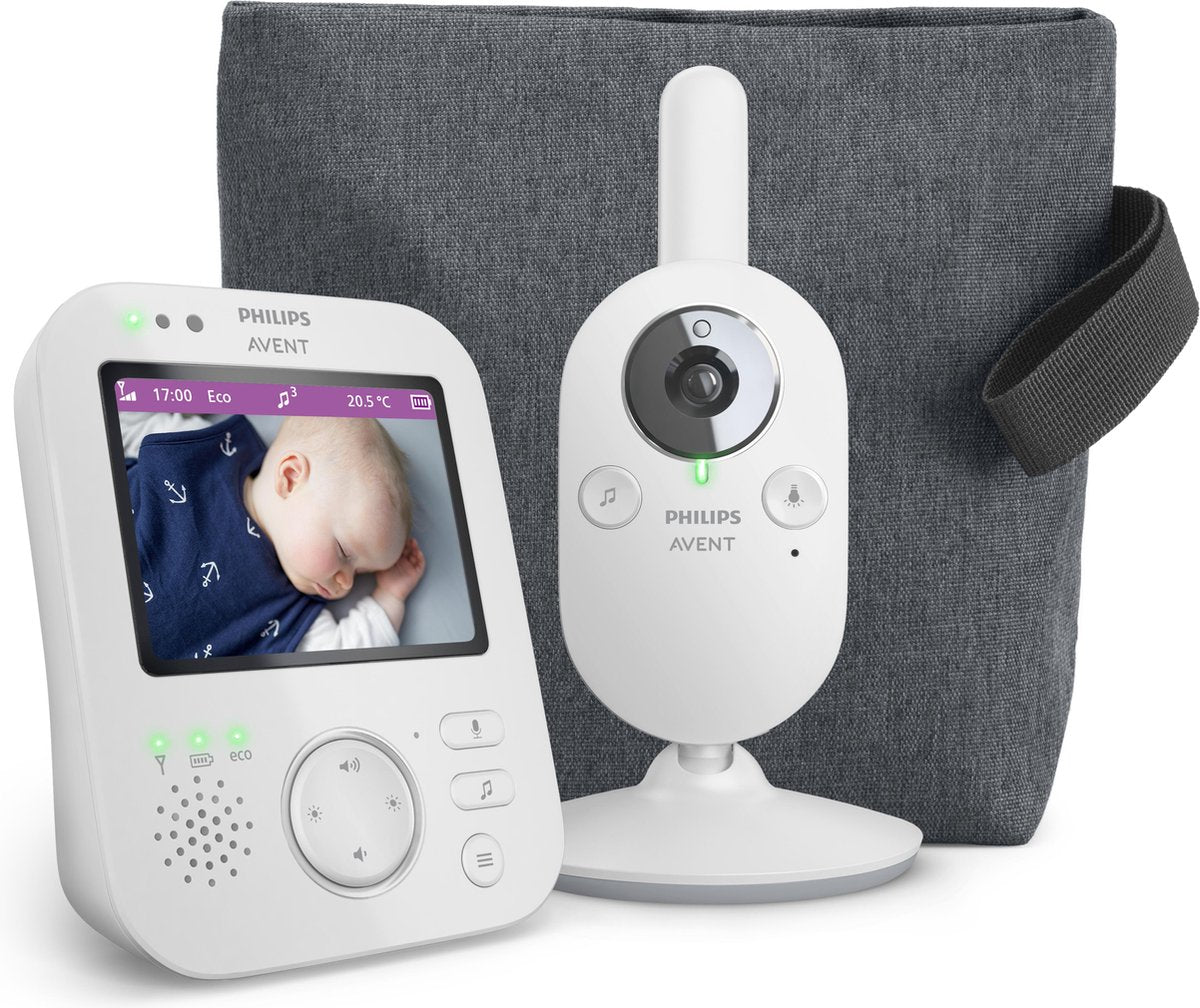 Philips avent - video babyfoon - lichtgrijs - babyfoon met camera - scd892 26