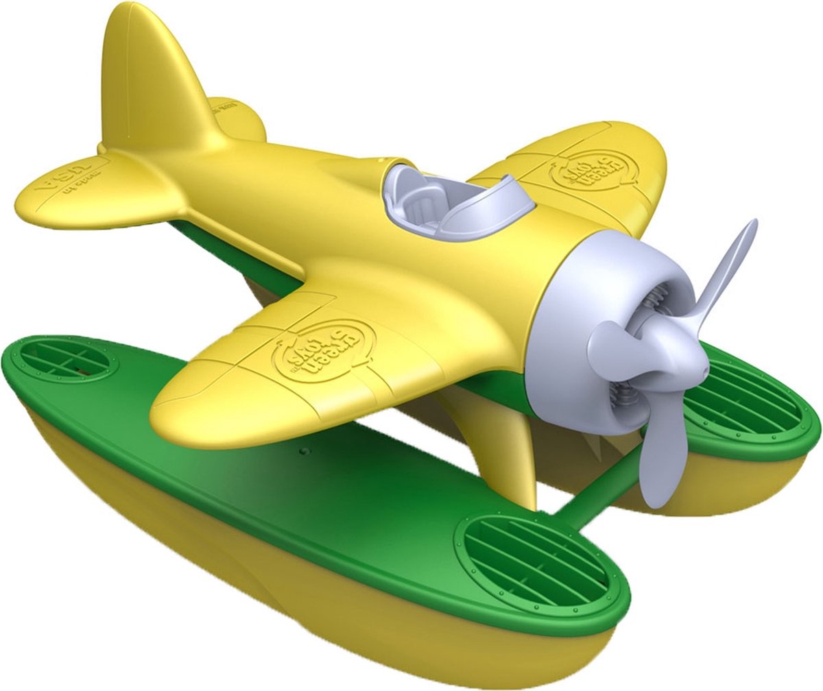 Grünes Spielzeug-Wasserflugzeug