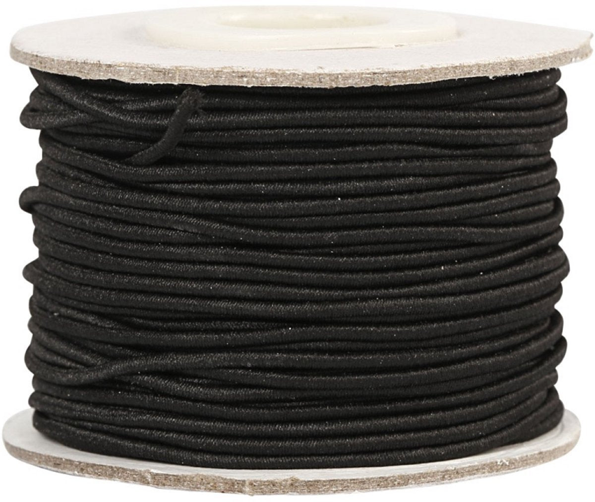 Creativ Company Gummiband Stärke 1mm schwarz, 25m