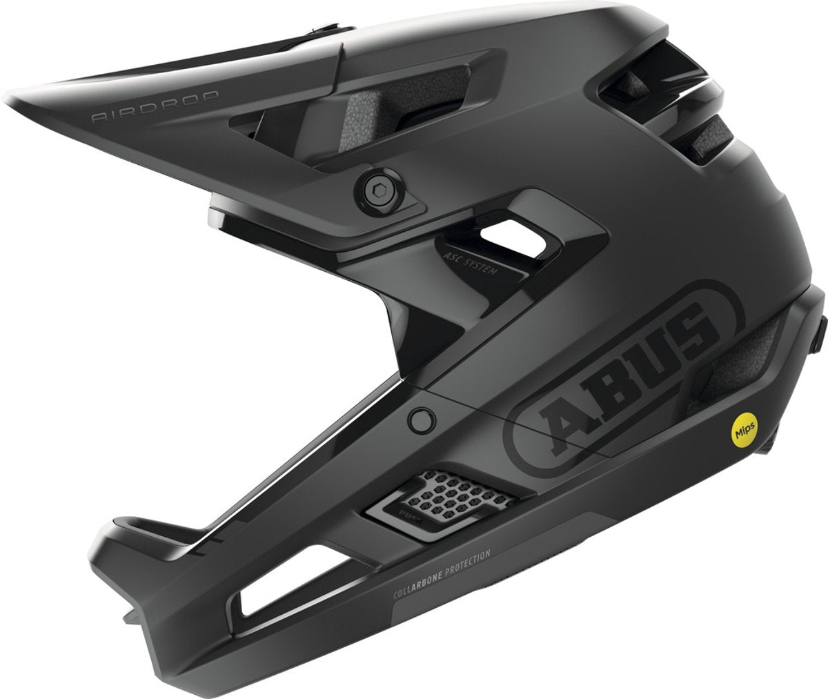 Abus Helm AirDrop MIPS Samt Schwarz L-XL 58-62cm