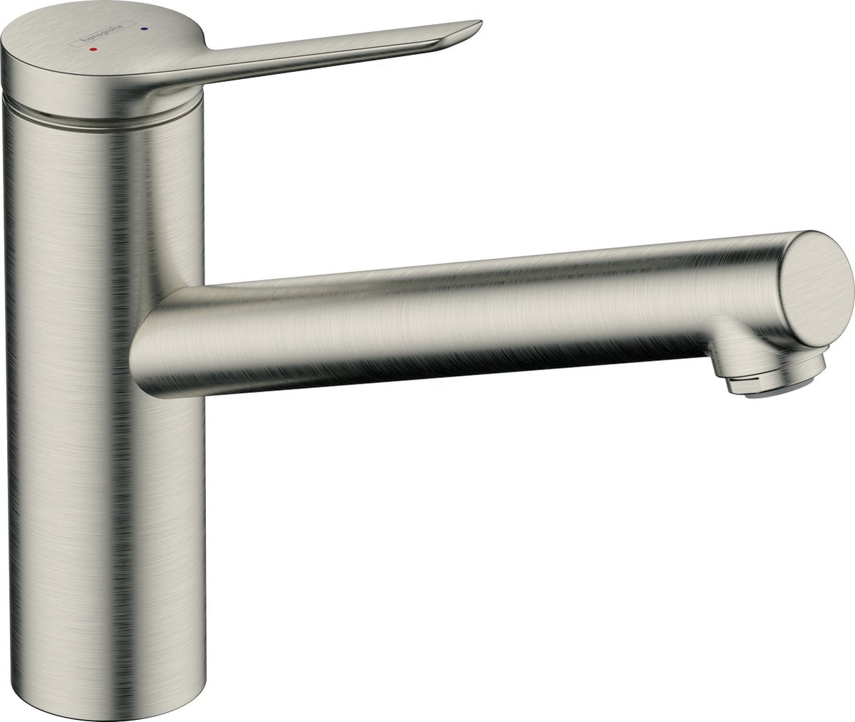Hansgrohe Zesis M33 – Küchenmischbatterie – Einhebelbedienung – Größe 150 mm – 1 Strahlfunktion – Edelstahl