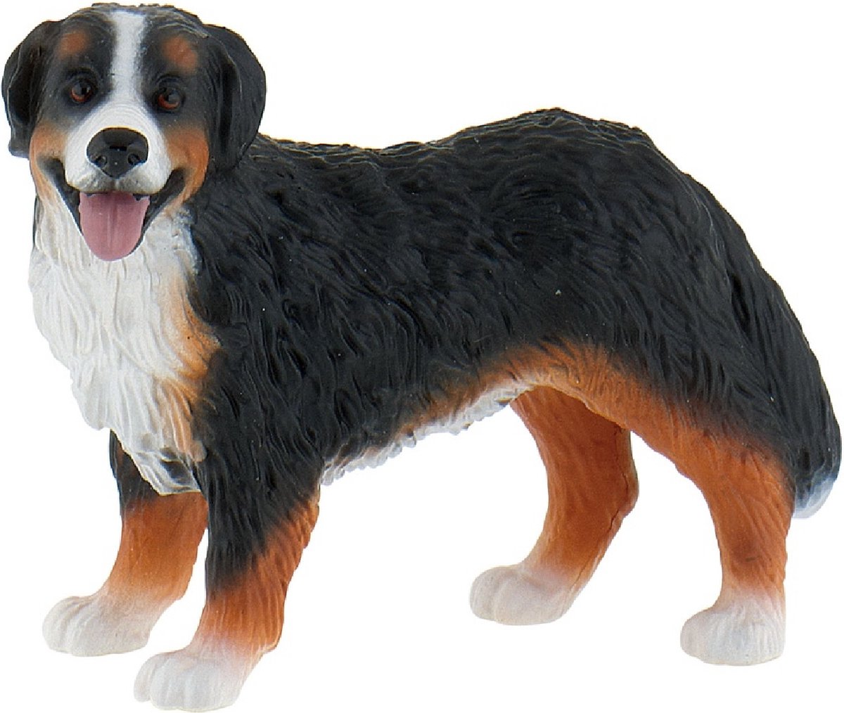 Bullyland 65449 – Spielfigur und Sammelfigur Berner Sennenhund Bianca – ca. 5,5 cm – lebensechte und detaillierte Gestaltung – ideal als Tortenfigur und kleines Geschenk für Kinder ab 3 Jahren.