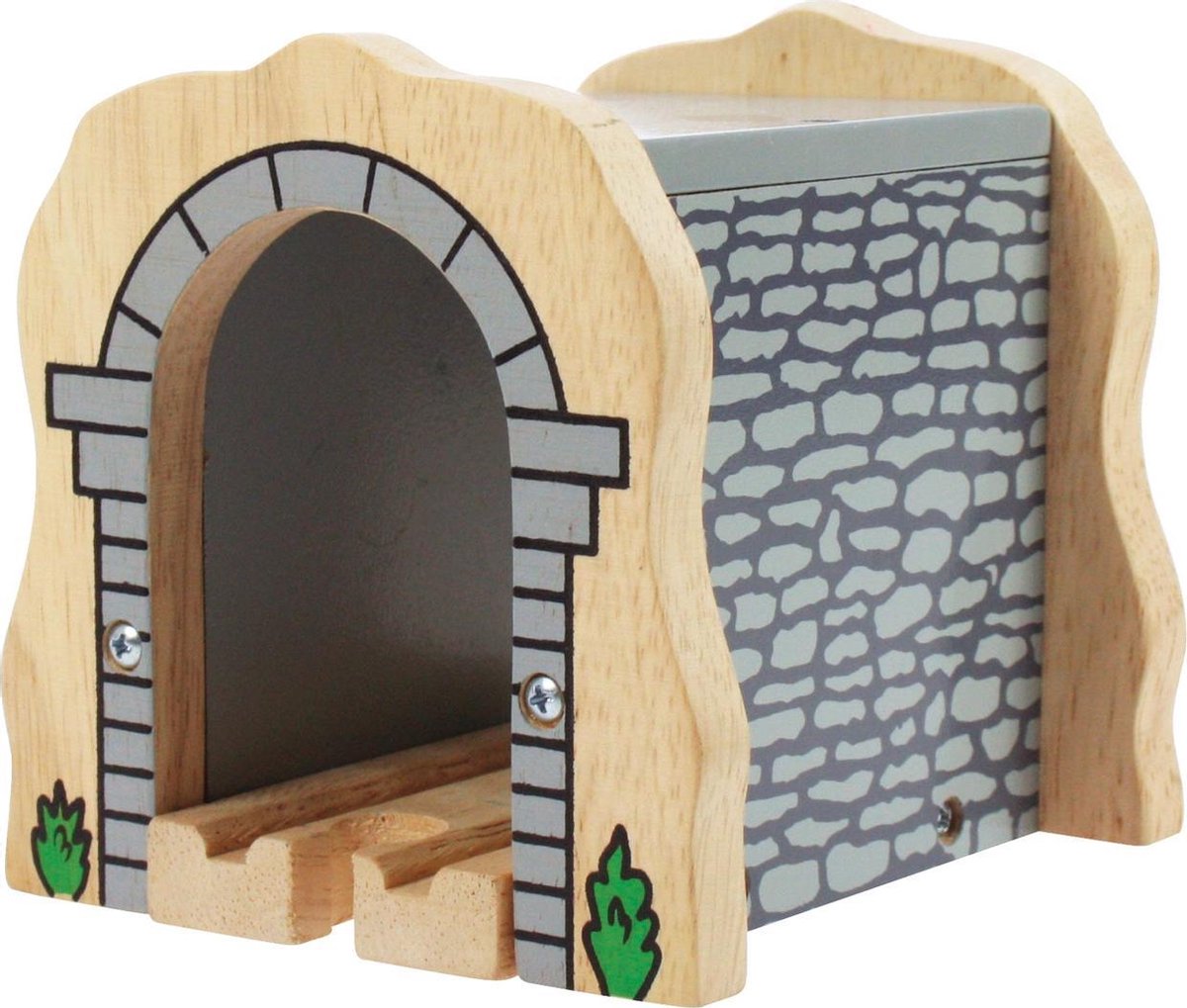Bigjigs Holzschienen – grauer Tunnel