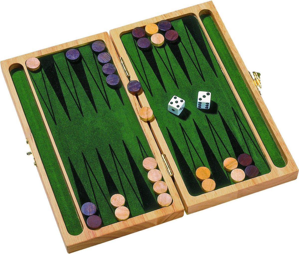 Goki Backgammon aus Holz
