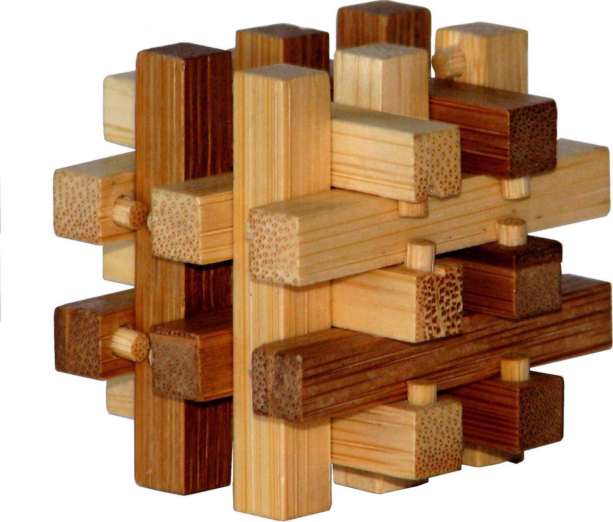 Eureka Slide 3D-Puzzle – Bambus-Schiebepuzzle zur Problemlösung