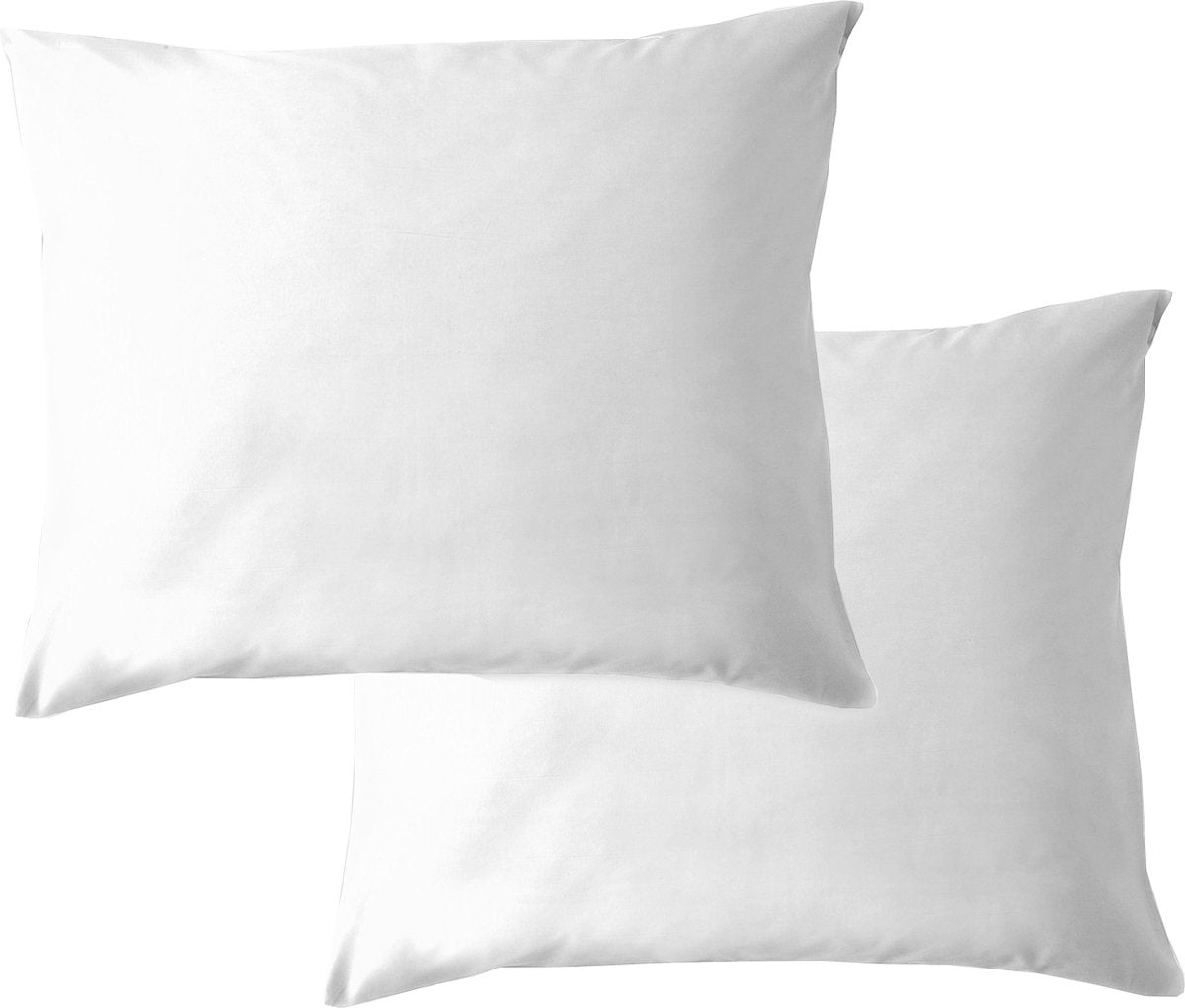 Cinderella premium molton kussensloop - kussenbeschermer - set van 2 kussenslopen - 60 x 70 cm - wit