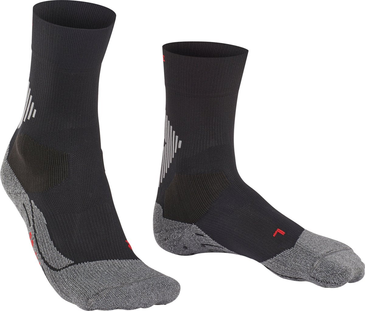 Falke 4grip stabilisierende Anti-Blasen-, Anti-Schweiß-Funktionsgarn-Sportsocken Unisex Schwarz - Größe 39-41