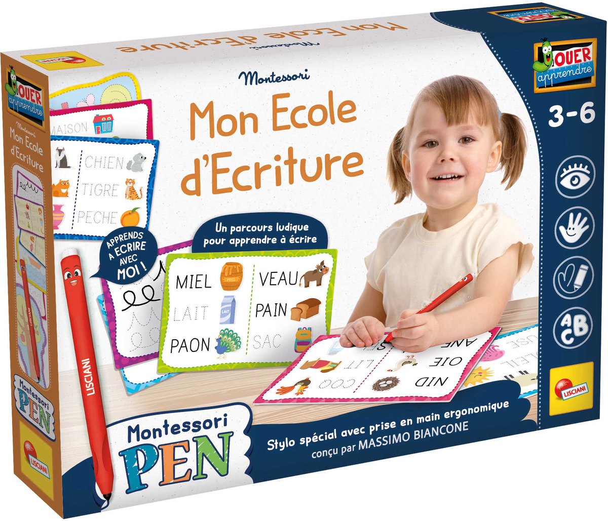 Lisciani Montessori-Stift – Super Ecole d'ecriture