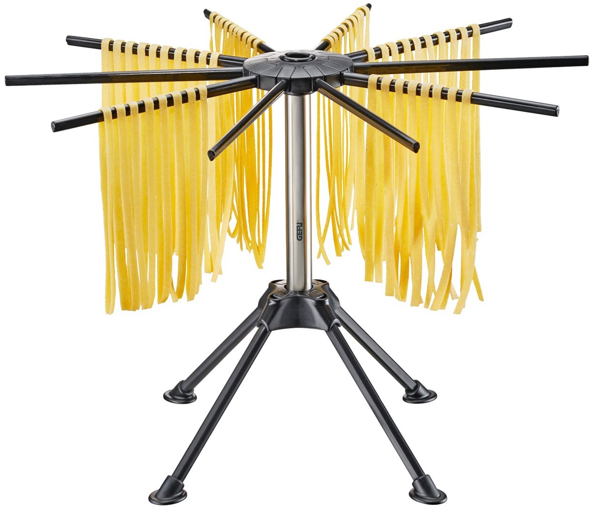 Gefu Diverso Nudeltrockner klein 25 cm – klappbar – mit 10 Armen und Transportstab